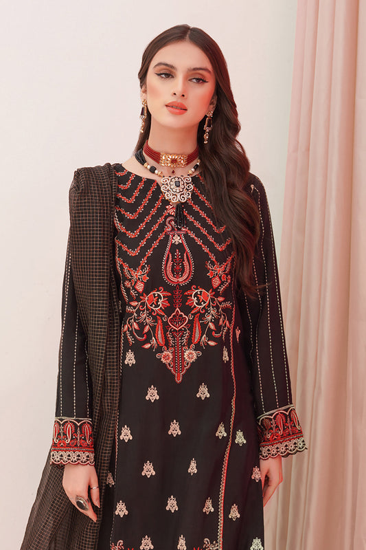 Embroidered Shirt Shalwar Dupatta - 0357