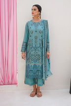 Embroidered Shirt Shalwar Dupatta - 0366