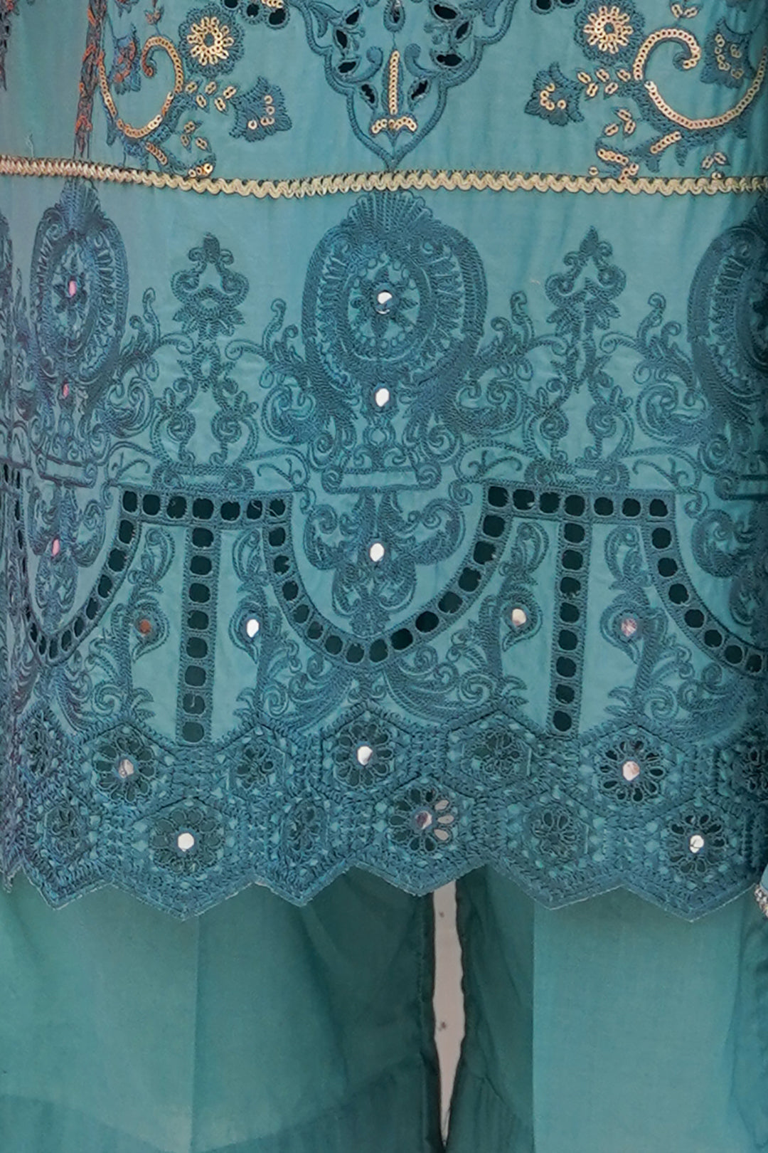 Embroidered Shirt Shalwar Dupatta - 0366