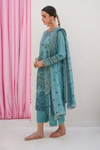 Embroidered Shirt Shalwar Dupatta - 0366