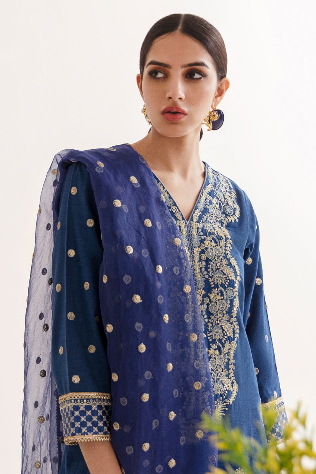 Embroidered Shirt Shalwar Dupatta - 0295