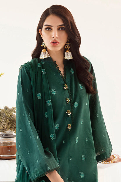 Embroidered Shirt Shalwar Dupatta - 0302