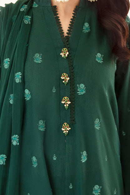 Embroidered Shirt Shalwar Dupatta - 0302