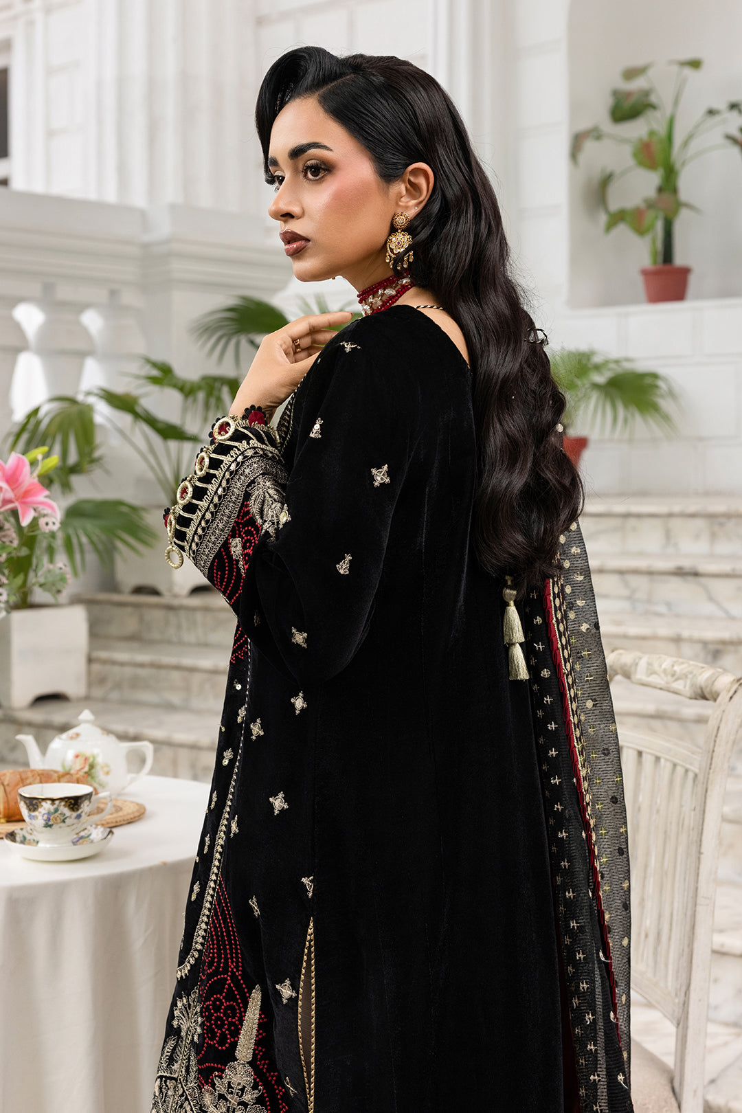 Embroidered Shirt Shalwar Dupatta - 4196