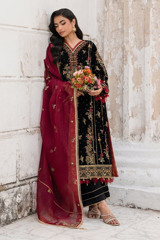 Embroidered Shirt Shalwar Dupatta - 4197