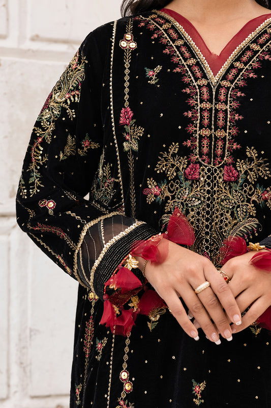 Embroidered Shirt Shalwar Dupatta - 4197