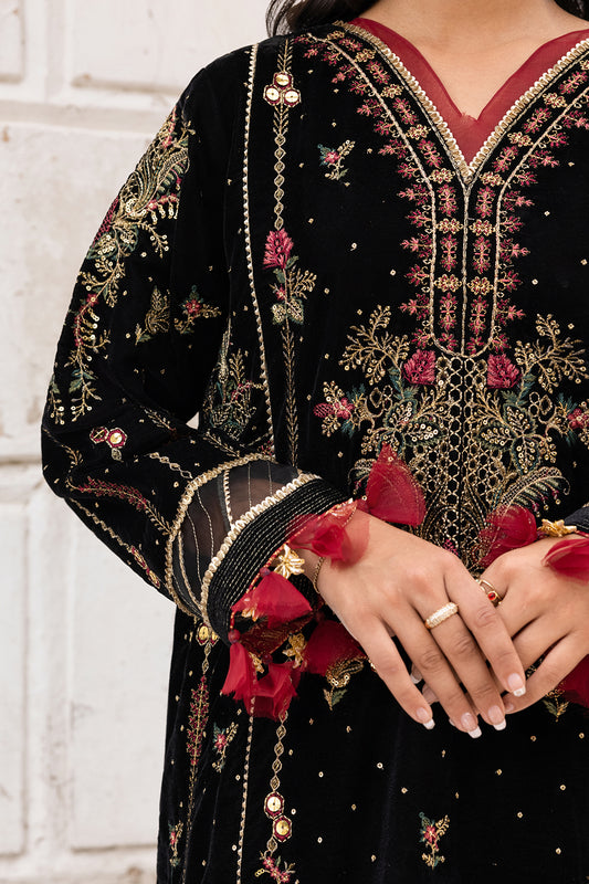 Embroidered Shirt Shalwar Dupatta - 4197