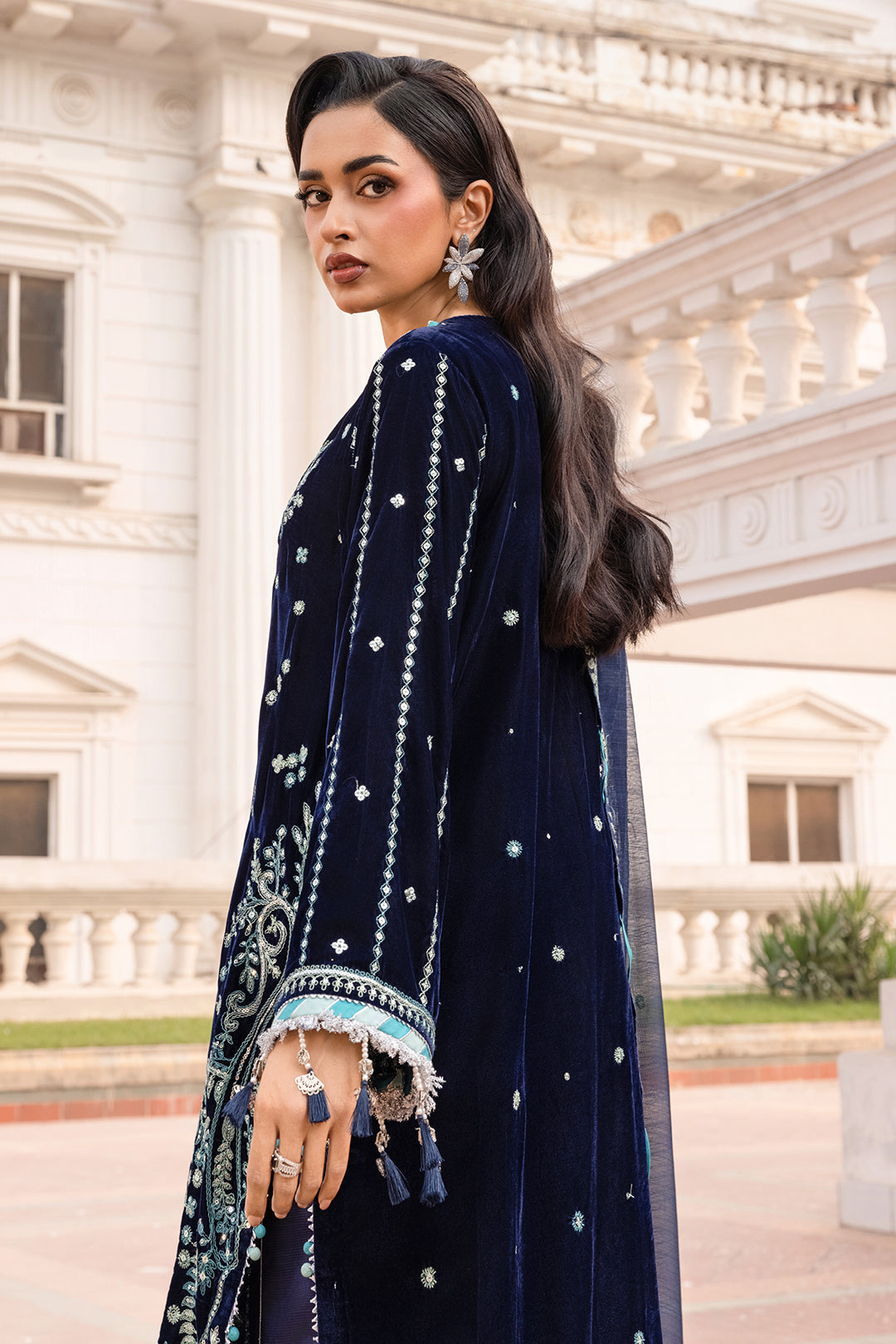 Embroidered Shirt Shalwar Dupatta - 4206