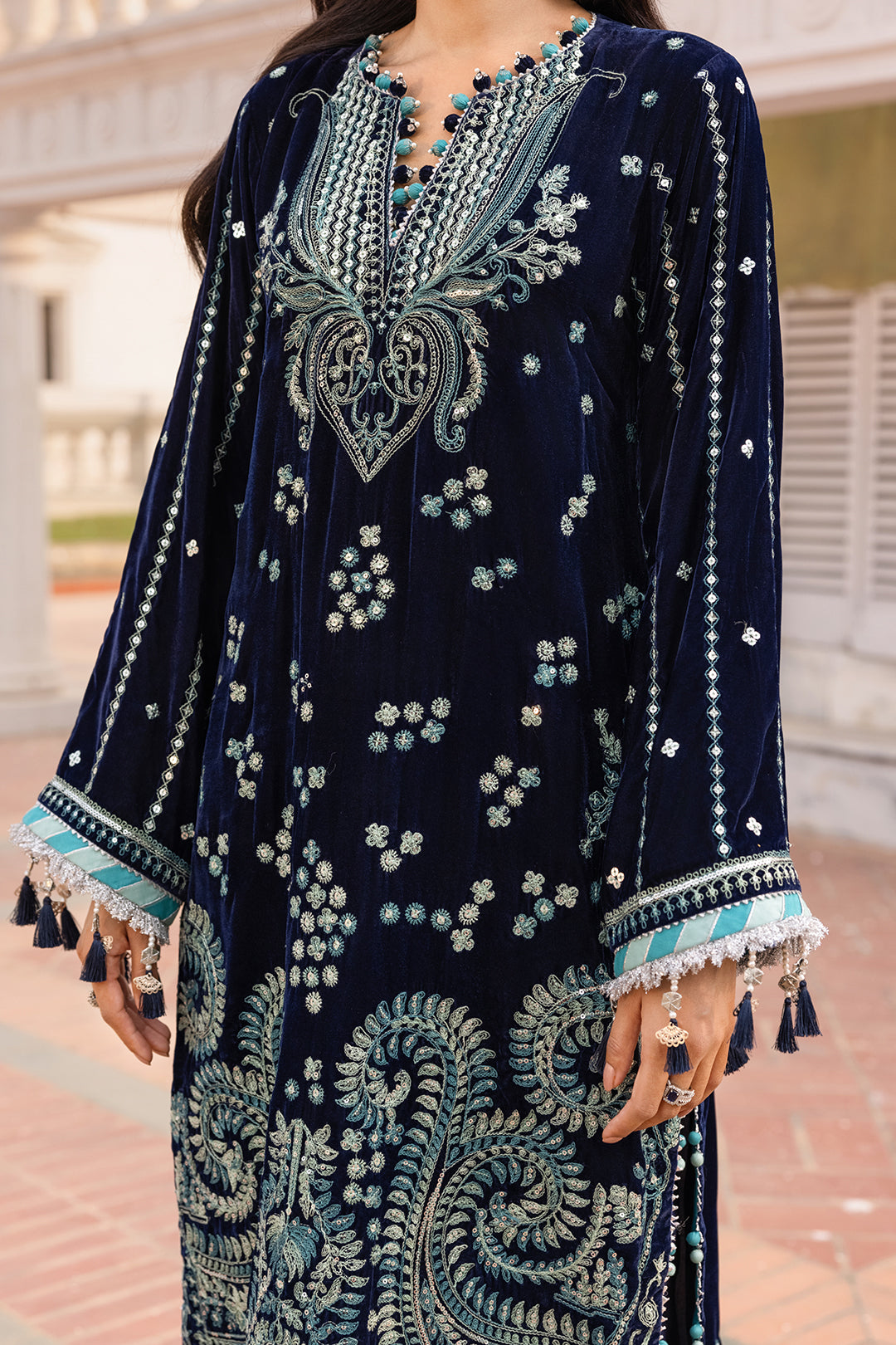 Embroidered Shirt Shalwar Dupatta - 4206