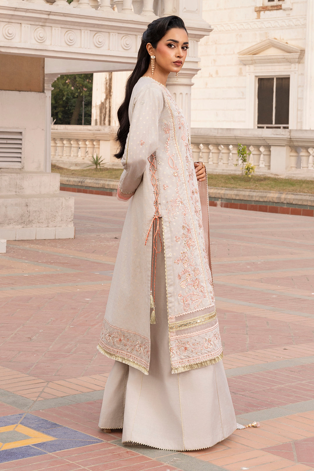 Embroidered Shirt Shalwar Dupatta - 4199