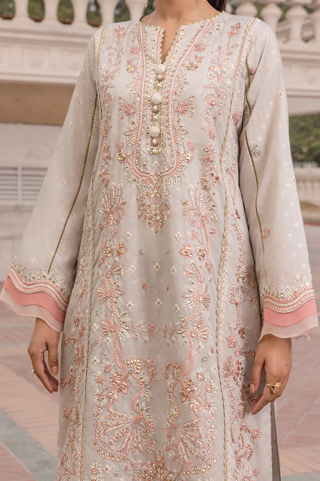 Embroidered Shirt Shalwar Dupatta - 4199