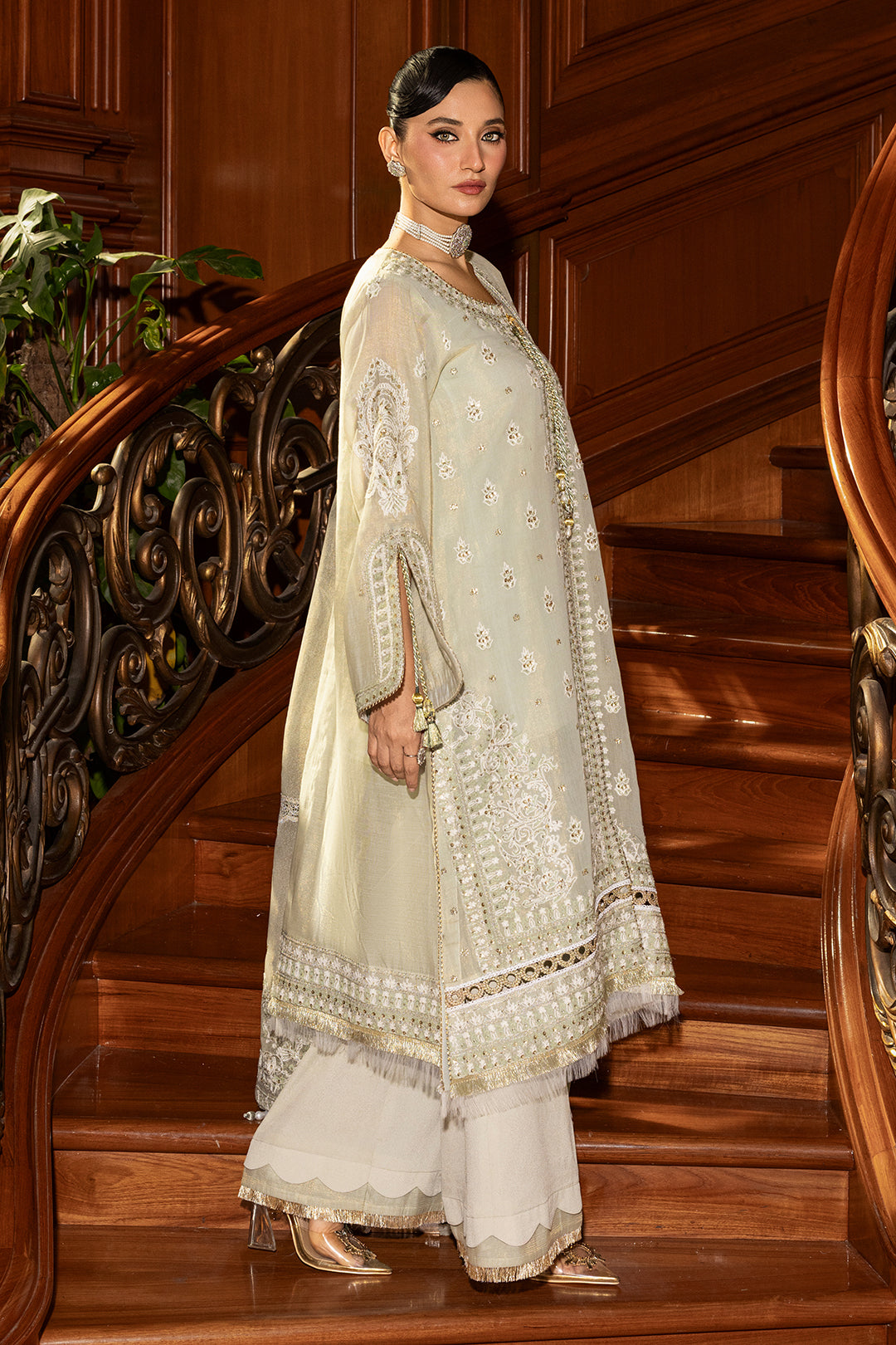 Embroidered Shirt Shalwar Dupatta - 4201
