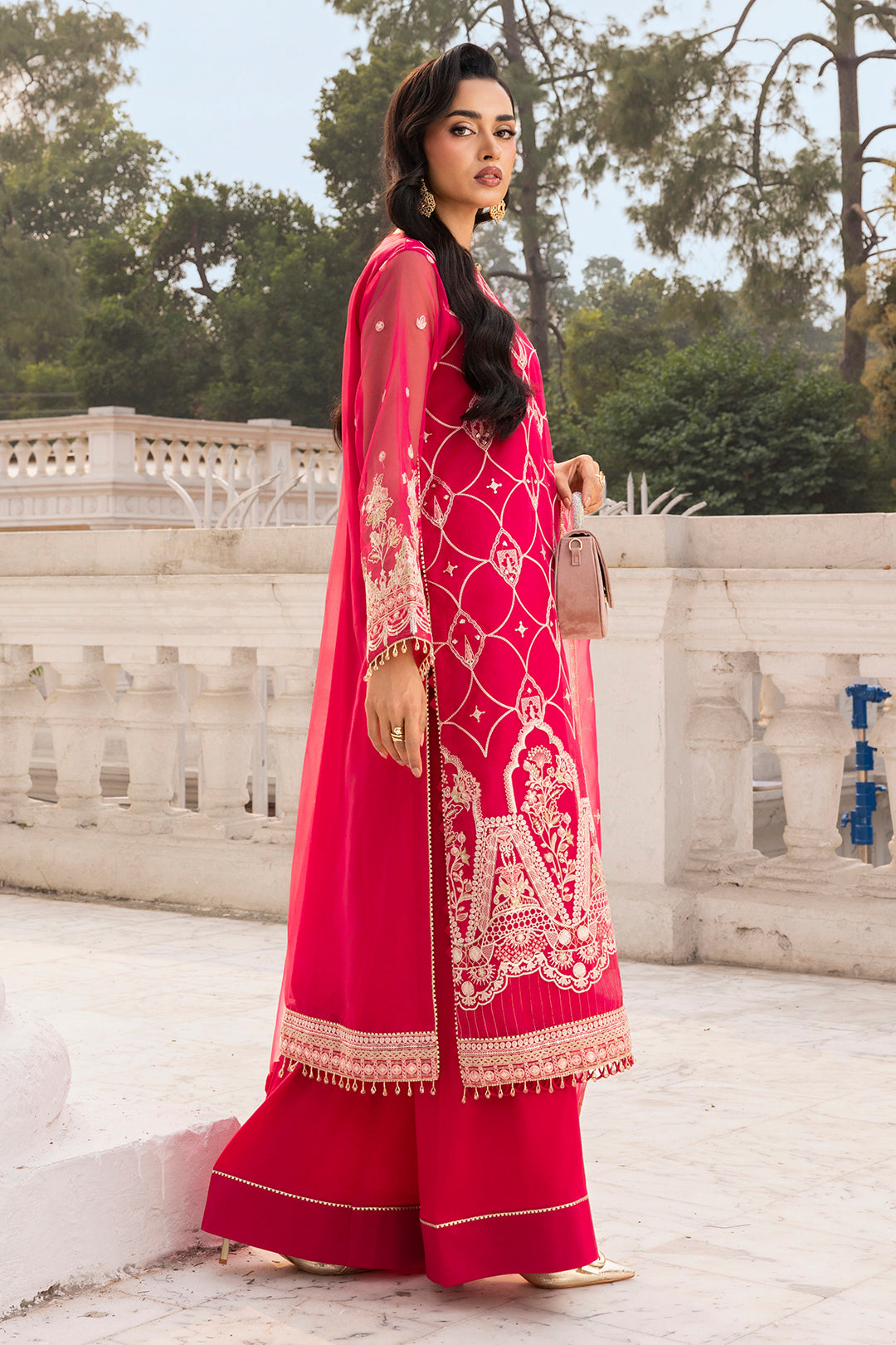 Embroidered Shirt Shalwar Dupatta - 4202