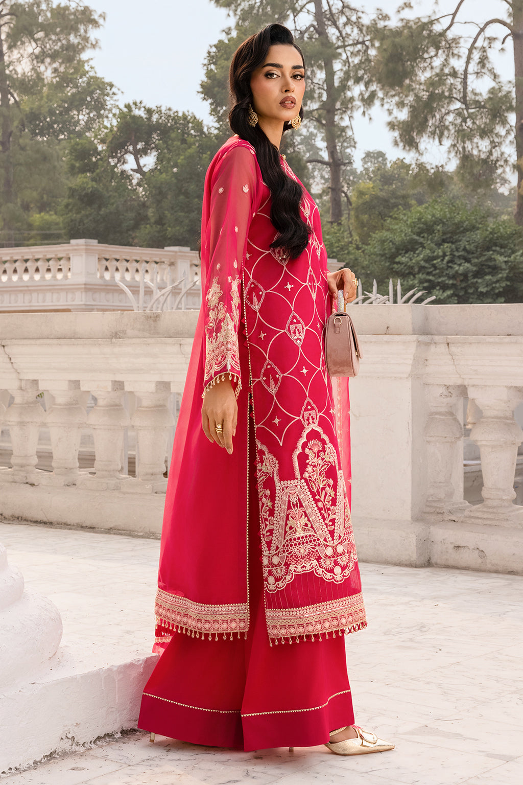 Embroidered Shirt Shalwar Dupatta - 4202