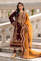 Embroidered Shirt Shalwar Dupatta - 4205