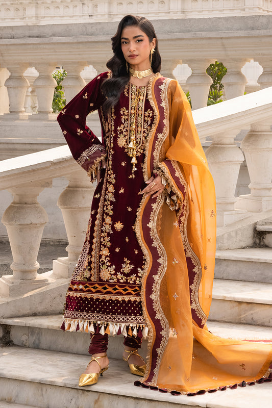 Embroidered Shirt Shalwar Dupatta - 4205