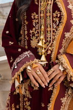 Embroidered Shirt Shalwar Dupatta - 4205