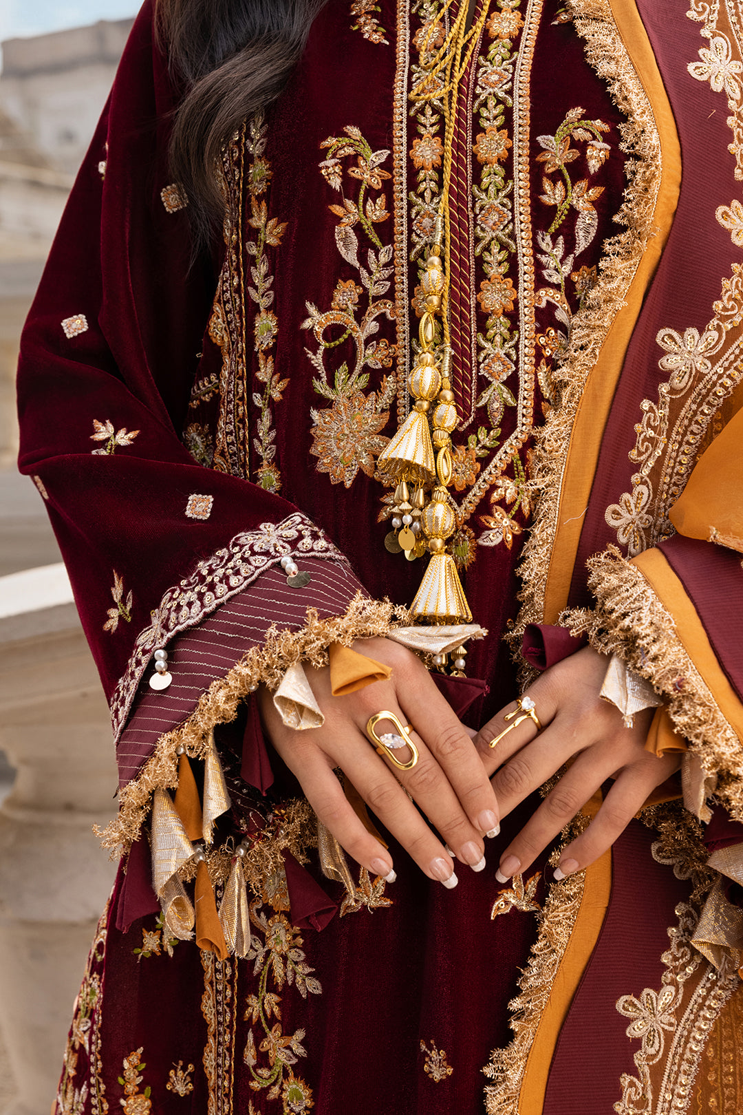 Embroidered Shirt Shalwar Dupatta - 4205