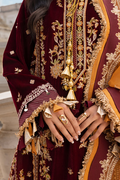 Embroidered Shirt Shalwar Dupatta - 4205