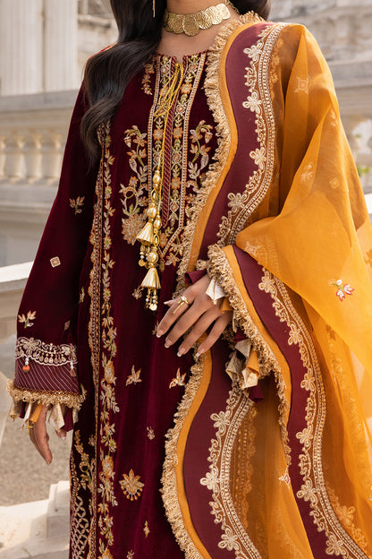 Embroidered Shirt Shalwar Dupatta - 4205