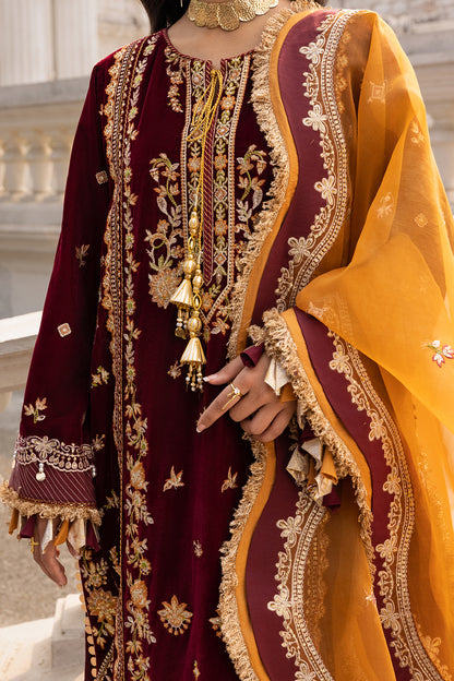 Embroidered Shirt Shalwar Dupatta - 4205