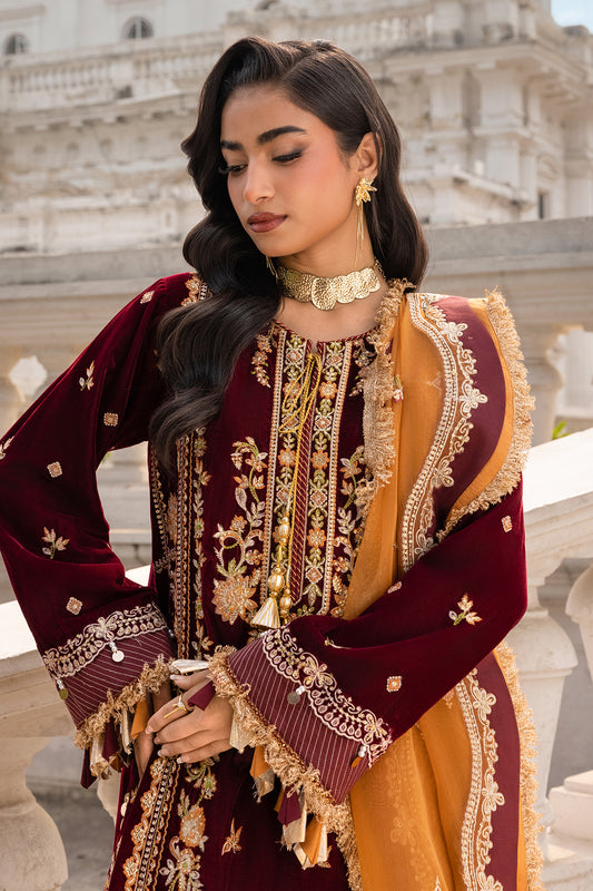 Embroidered Shirt Shalwar Dupatta - 4205