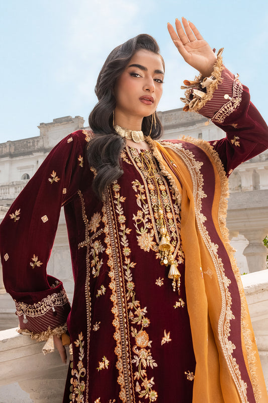 Embroidered Shirt Shalwar Dupatta - 4205