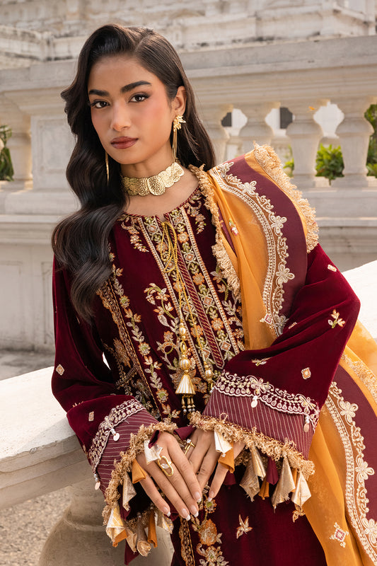 Embroidered Shirt Shalwar Dupatta - 4205