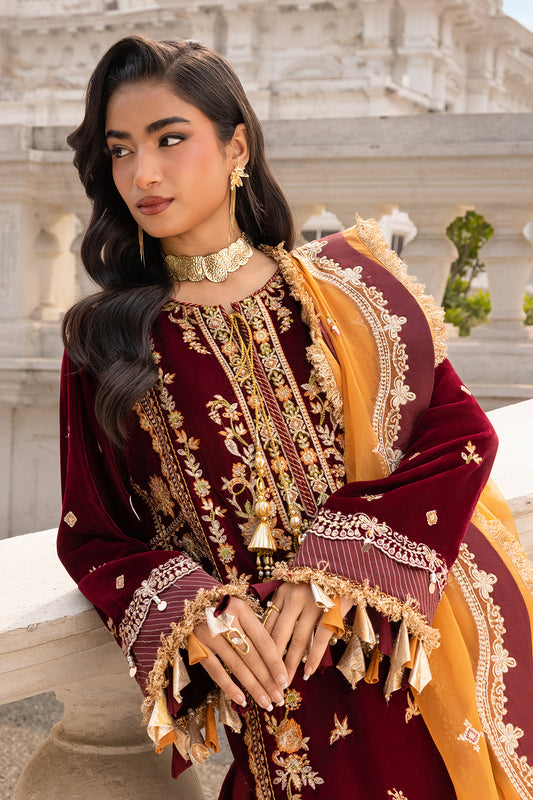 Embroidered Shirt Shalwar Dupatta - 4205