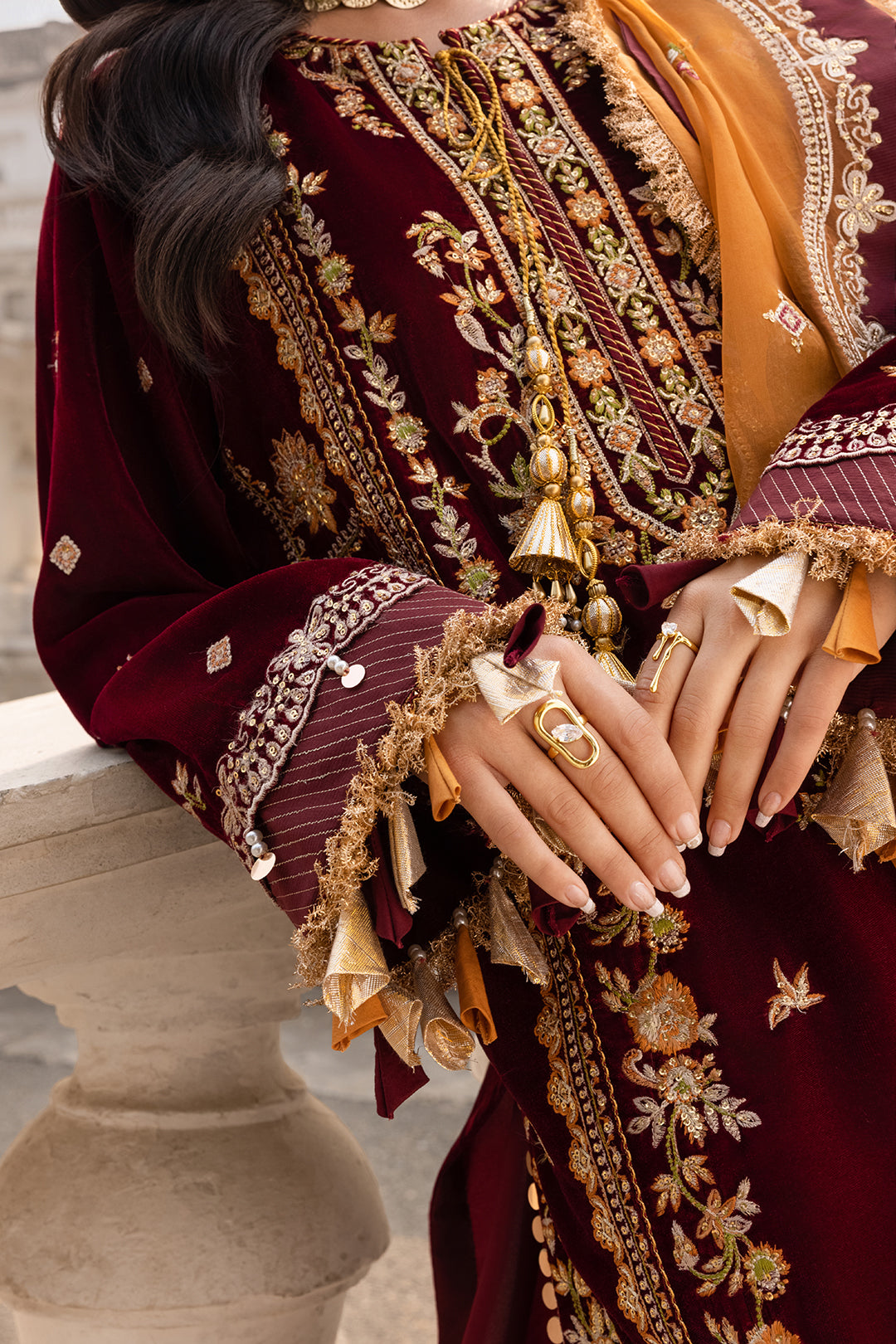 Embroidered Shirt Shalwar Dupatta - 4205