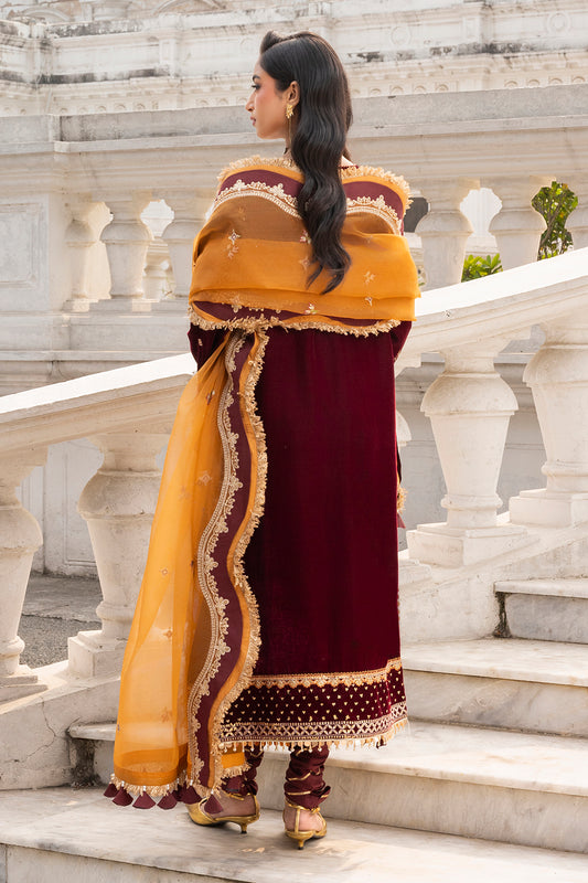 Embroidered Shirt Shalwar Dupatta - 4205