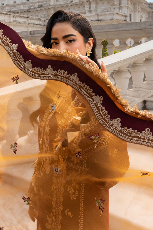 Embroidered Shirt Shalwar Dupatta - 4205