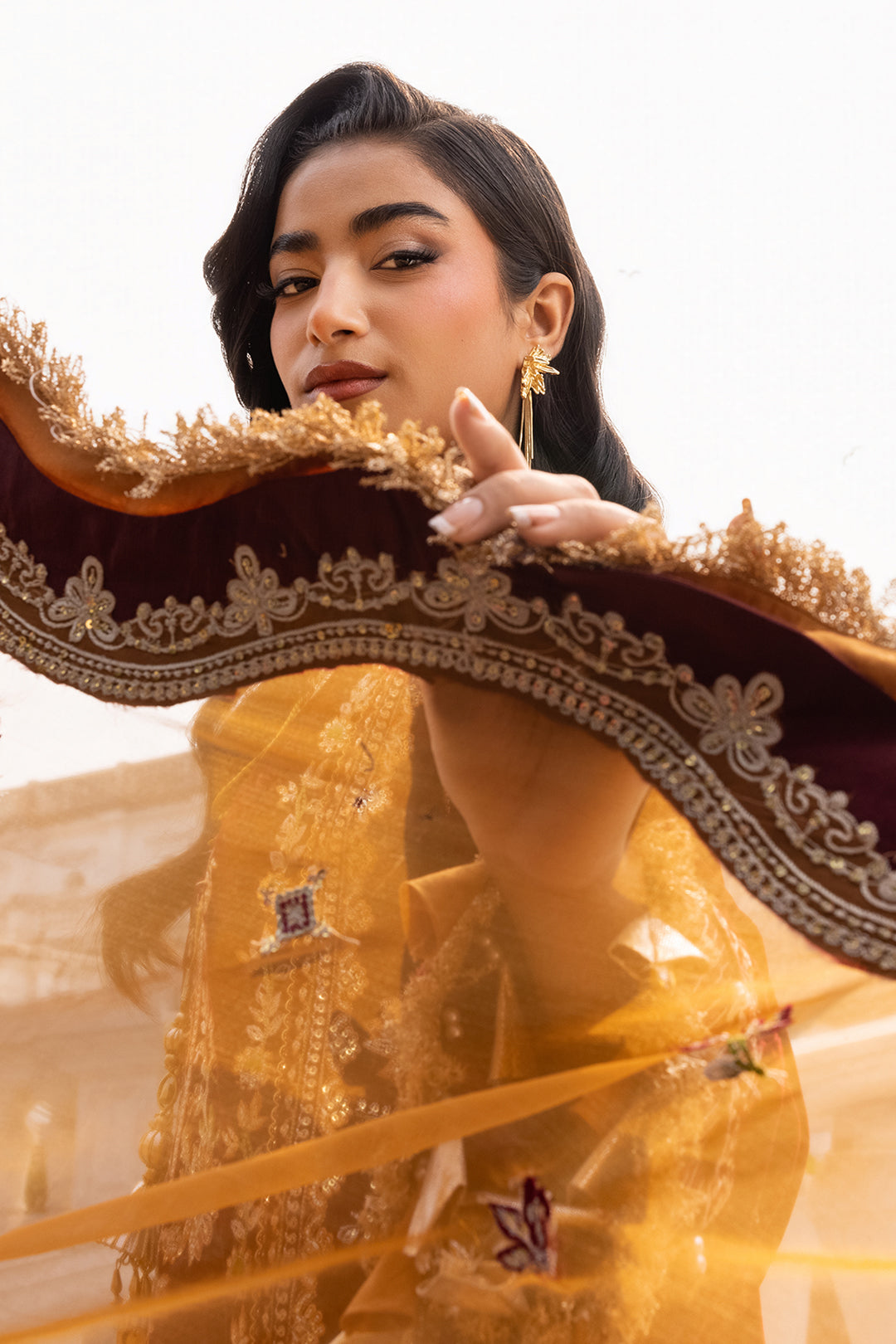 Embroidered Shirt Shalwar Dupatta - 4205