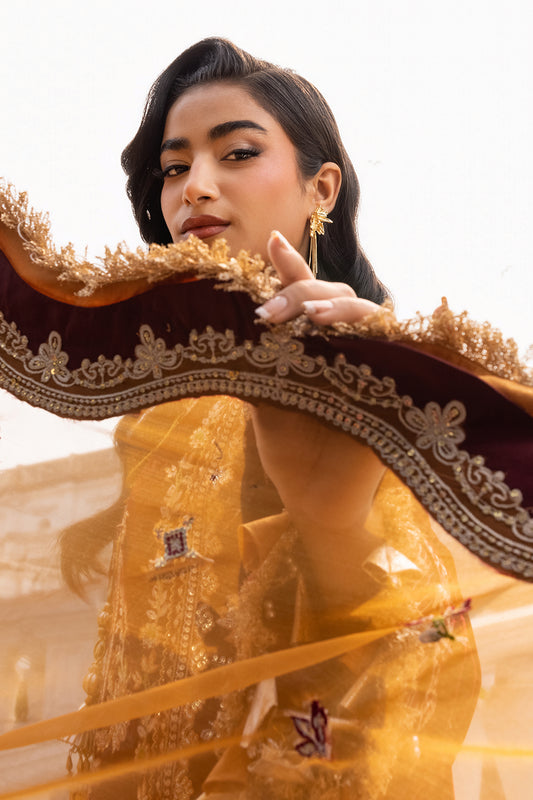 Embroidered Shirt Shalwar Dupatta - 4205