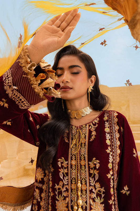 Embroidered Shirt Shalwar Dupatta - 4205