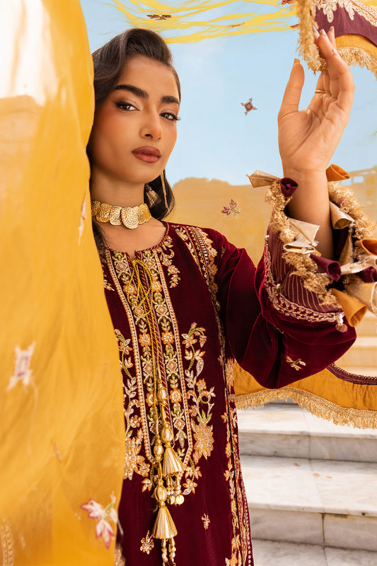 Embroidered Shirt Shalwar Dupatta - 4205