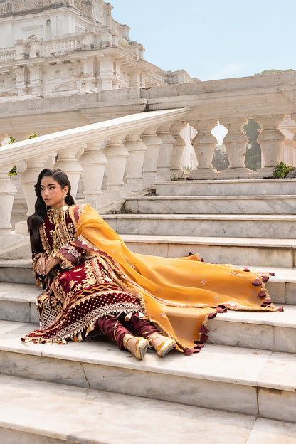 Embroidered Shirt Shalwar Dupatta - 4205