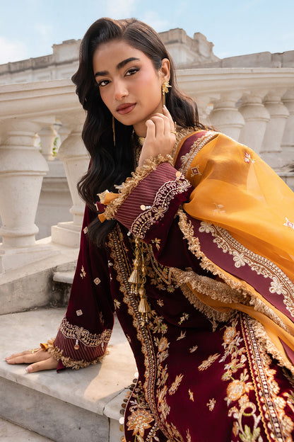 Embroidered Shirt Shalwar Dupatta - 4205