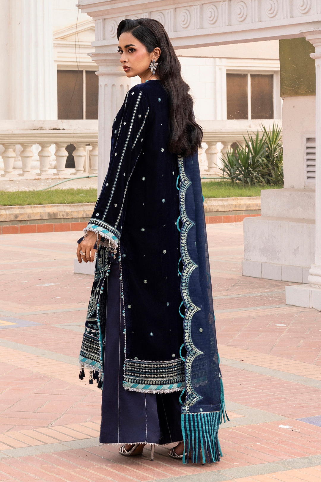 Embroidered Shirt Shalwar Dupatta - 4206