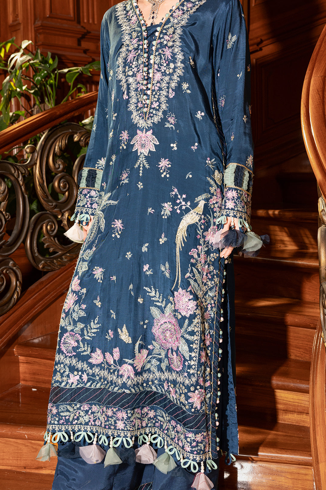 Embroidered Shirt Shalwar Dupatta - 4207