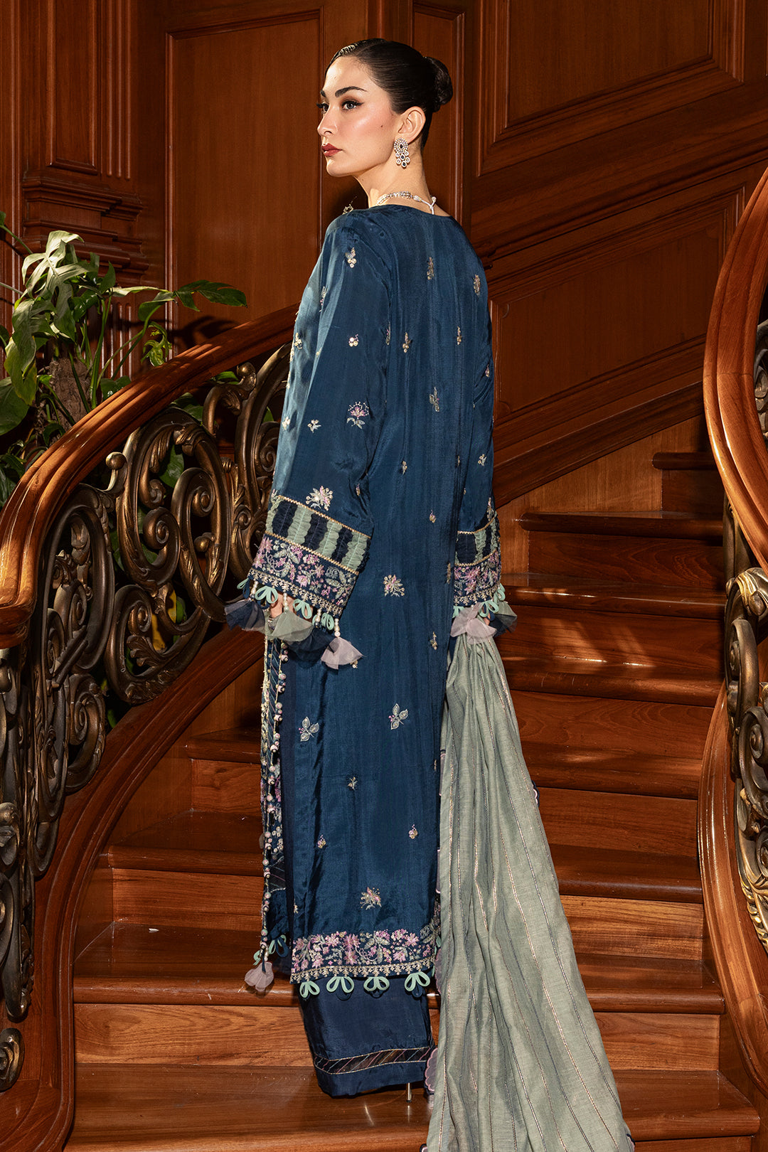 Embroidered Shirt Shalwar Dupatta - 4207