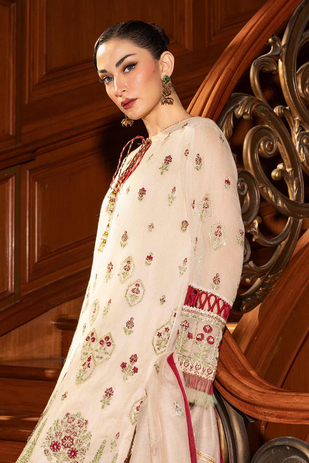 Embroidered Shirt Shalwar Dupatta - 4208