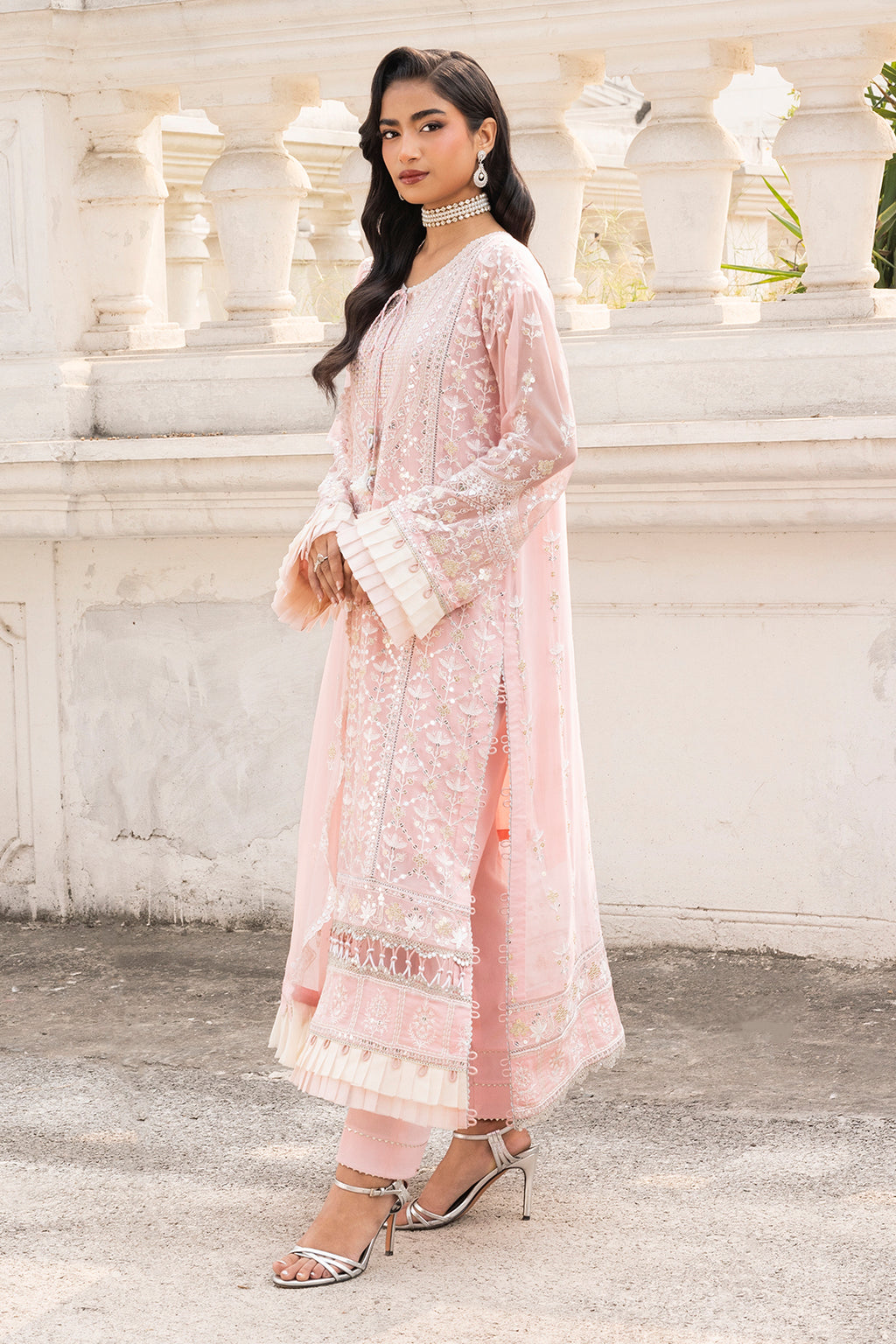 Embroidered Shirt Shalwar Dupatta - 4209