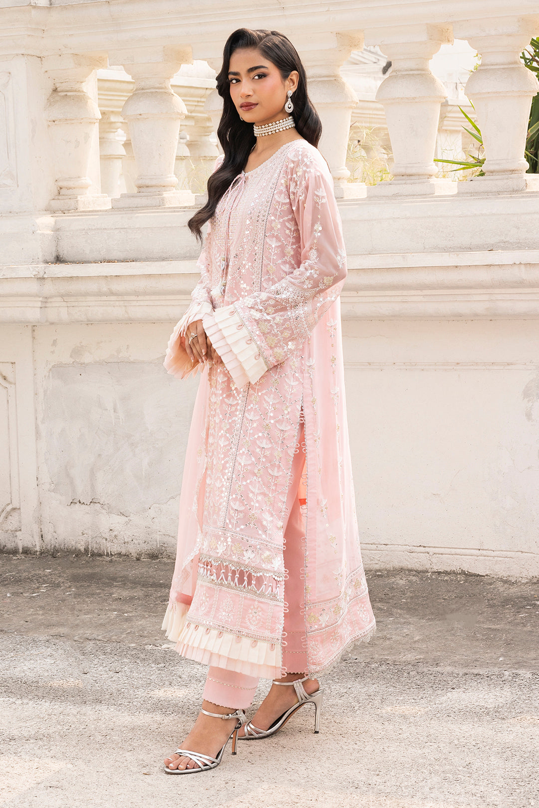 Embroidered Shirt Shalwar Dupatta - 4209