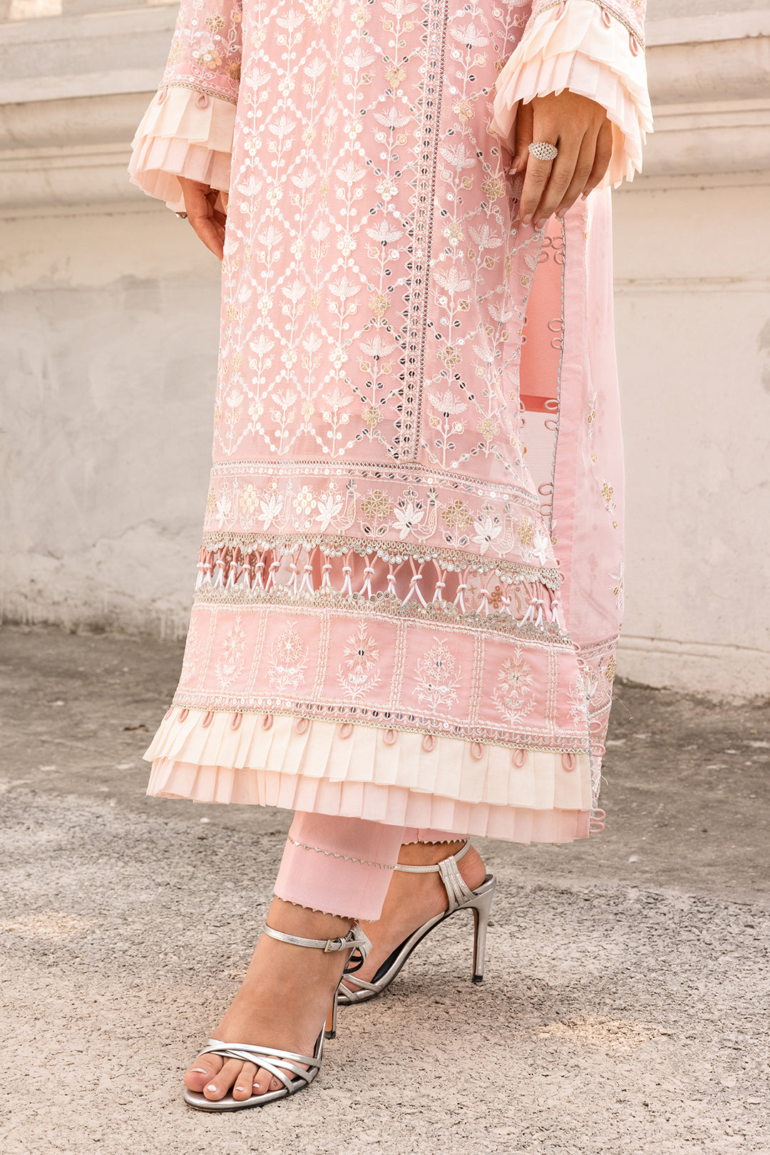 Embroidered Shirt Shalwar Dupatta - 4209