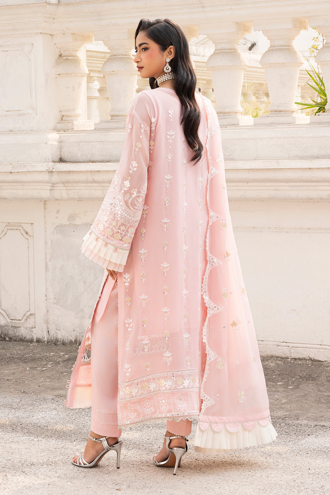 Embroidered Shirt Shalwar Dupatta - 4209