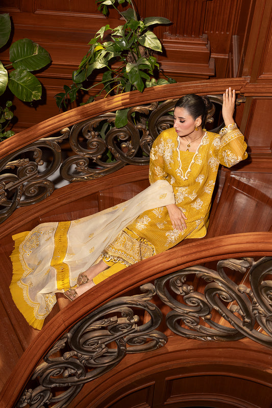 Embroidered Shirt Shalwar Dupatta - 4210