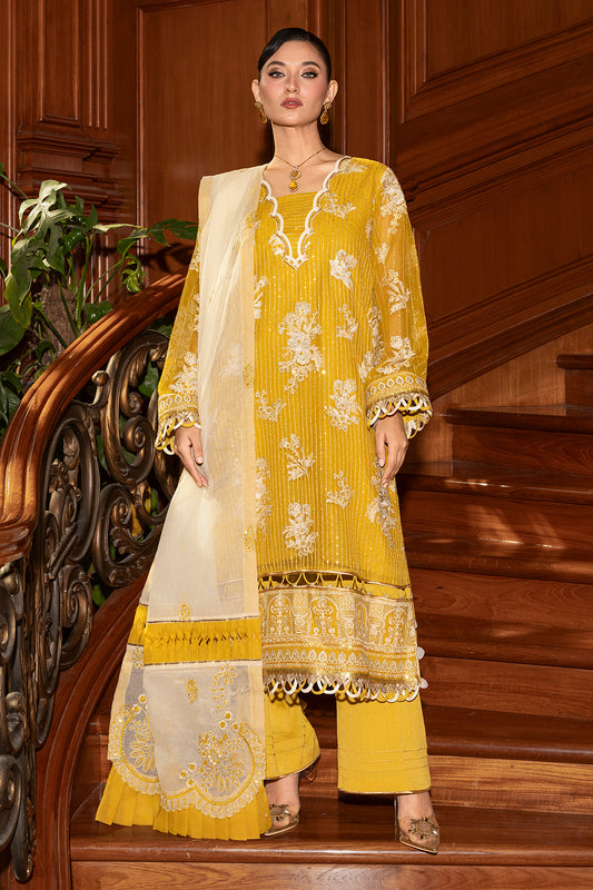 Embroidered Shirt Shalwar Dupatta - 4210