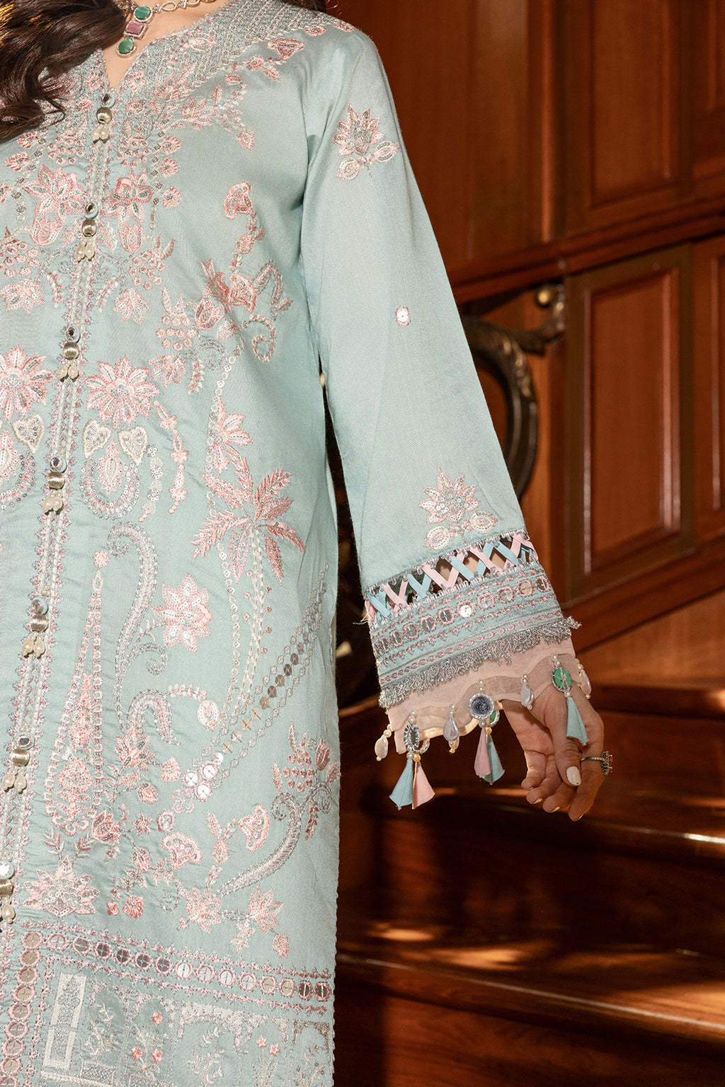 Embroidered Shirt Shalwar Dupatta - 4211