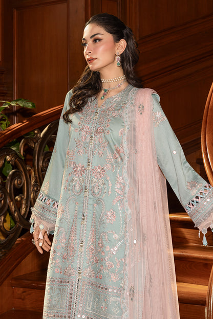 Embroidered Shirt Shalwar Dupatta - 4211